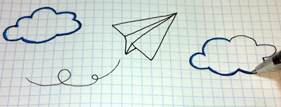 Инструкция по рисованию самолетика из Тик ток